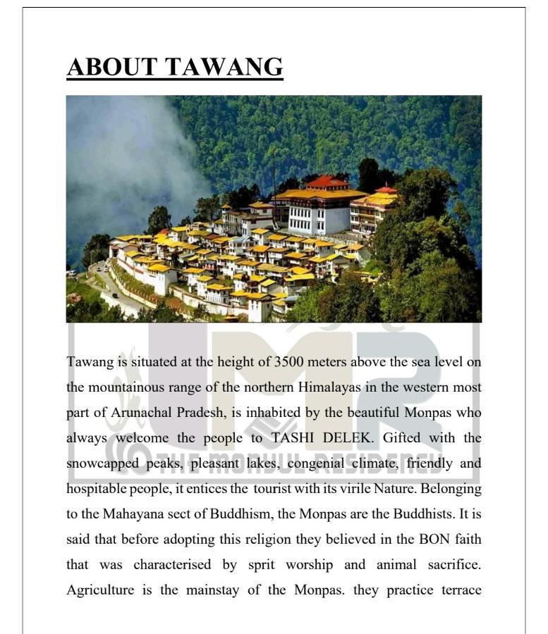 The Monyul Residency Hotel Tawang Exterior foto